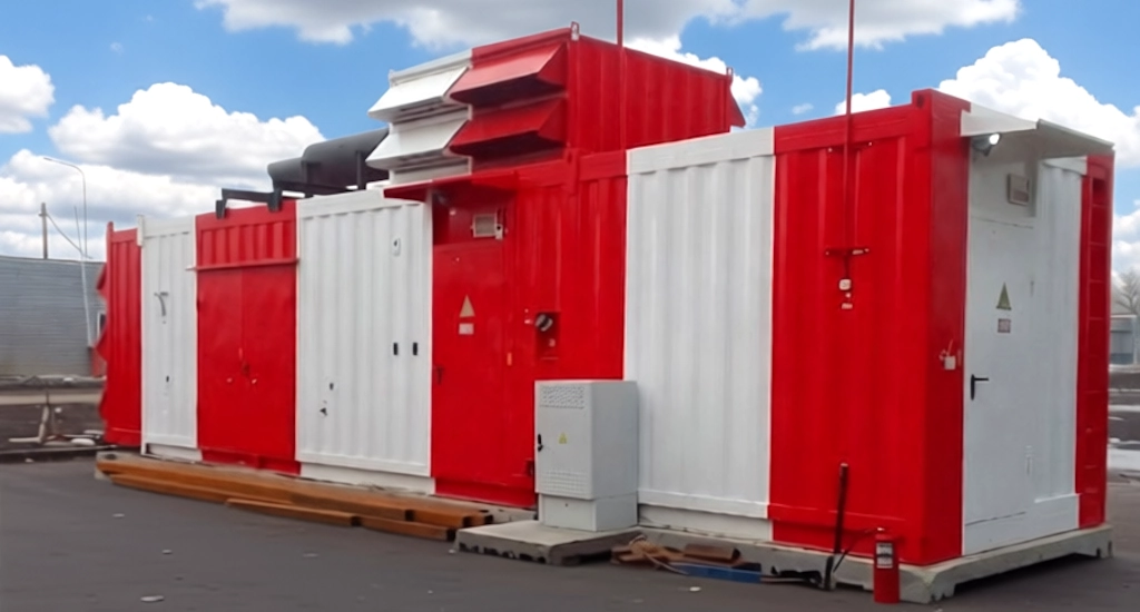 Дизельный генератор ЭТРО двигатель Yuchai в утепленном контейнере "Север"